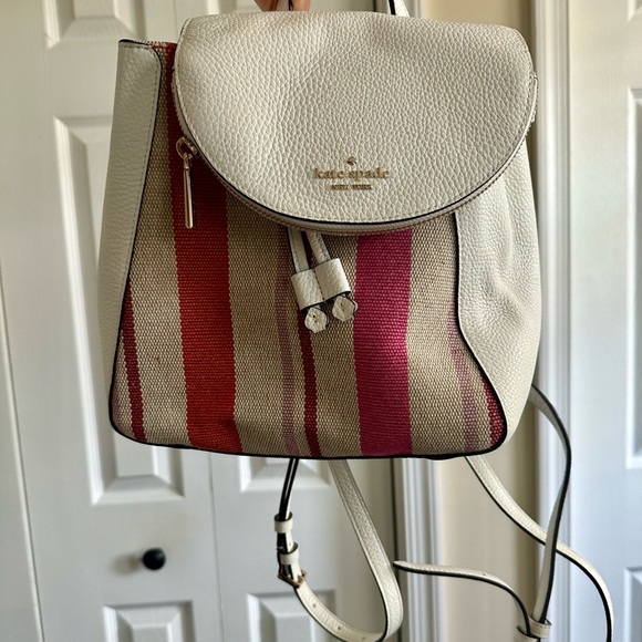 Kate Spade Multicolor Striped Backpack (EXCELLENT CONDITION) - Picture 9 of 9